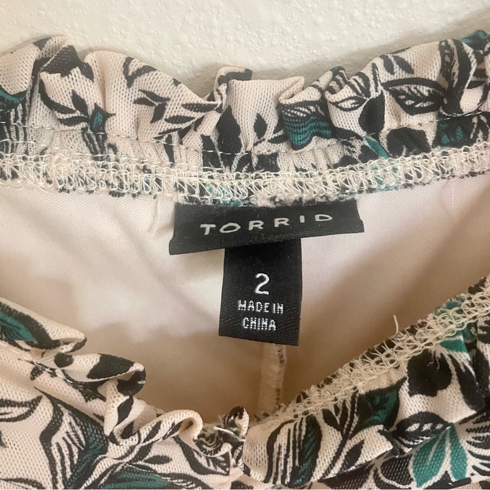 Torrid Floral Baby Doll Top - Picture 6 of 12